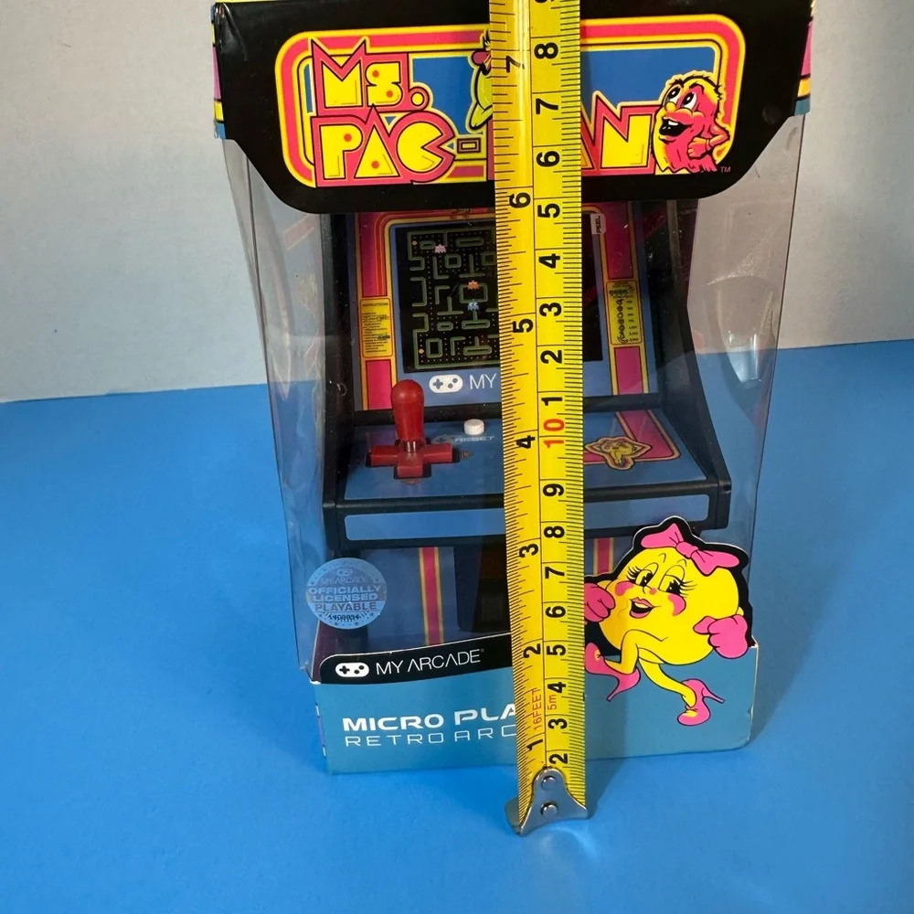 Arcade Ms. Pac-Man Micro Player - Black and Blue